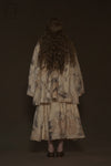 Mutedance 24 Autumn and Winter Padded Silk Flower Dye Top/Skirt MD-MD24FW31-hoary MD-MD24FW30